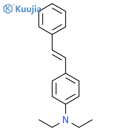 Benzenamine, N,N-diethyl-4-(2-phenylethenyl)-, (E)- structure