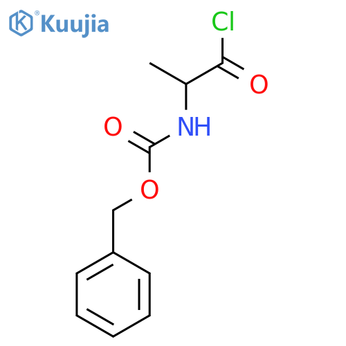Carbamic acid, (2-chloro-1-methyl-2-oxoethyl)-, phenylmethyl ester structure
