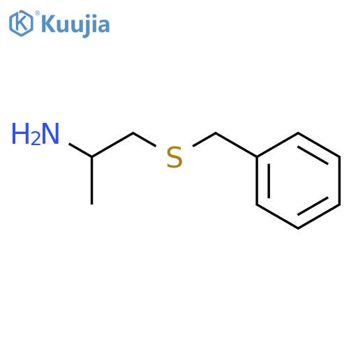 2-Propanamine, 1-[(phenylmethyl)thio]- structure