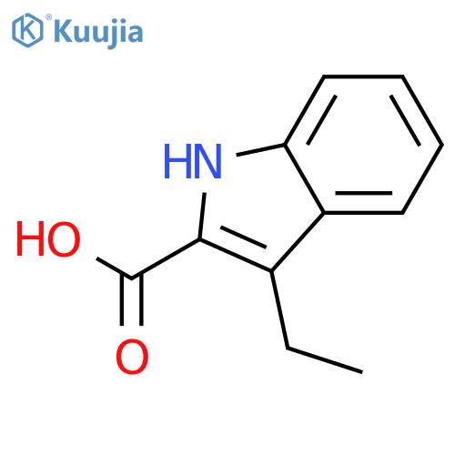 3-Ethyl-1H-indole-2-carboxylic acid structure