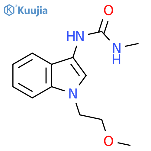1-1-(2-methoxyethyl)-1H-indol-3-yl-3-methylurea structure