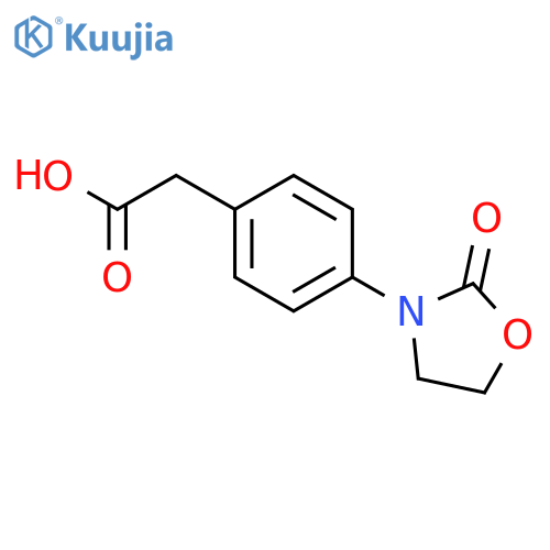 2-4-(2-oxo-1,3-oxazolidin-3-yl)phenylacetic Acid structure