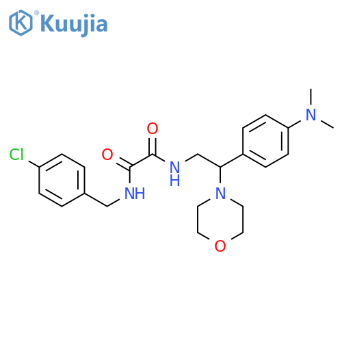 N'-(4-chlorophenyl)methyl-N-{2-4-(dimethylamino)phenyl-2-(morpholin-4-yl)ethyl}ethanediamide structure