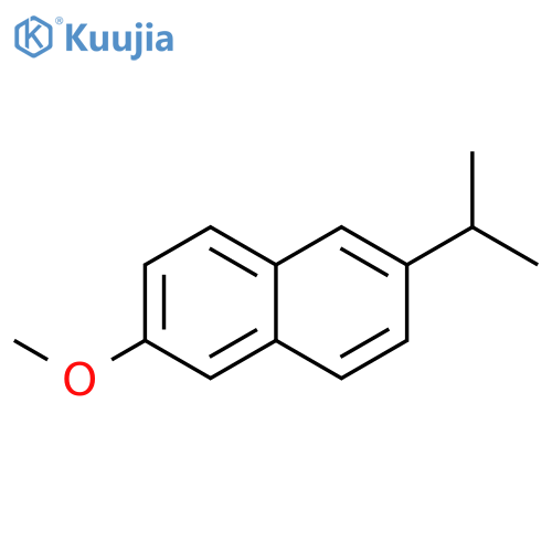 2-Isopropyl-6-methoxynaphthalene structure