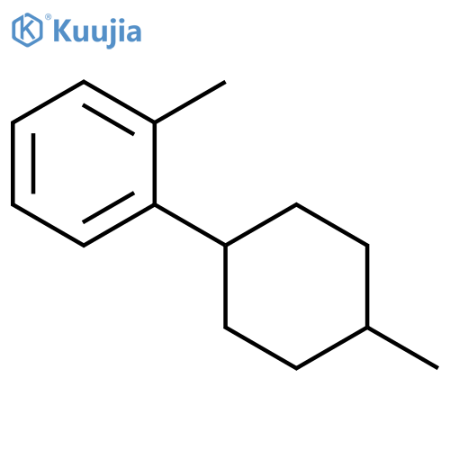1-Methyl-2-(4-methylcyclohexyl) benzene (4,2 MCHT) structure