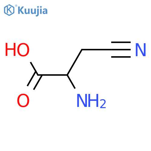 2-amino-3-cyanopropanoic acid structure