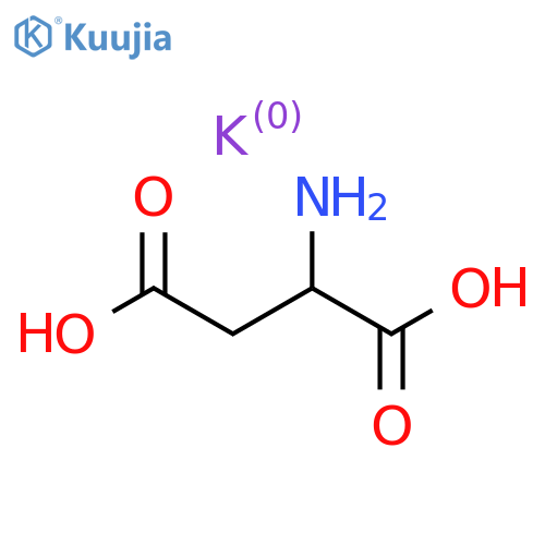 Potassium 3-amino-3-carboxypropanoate structure