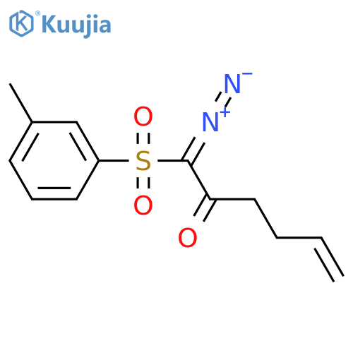 5-Hexen-2-one, 1-diazo-1-[(3-methylphenyl)sulfonyl]- structure
