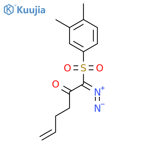 5-Hexen-2-one, 1-diazo-1-[(3,4-dimethylphenyl)sulfonyl]- structure