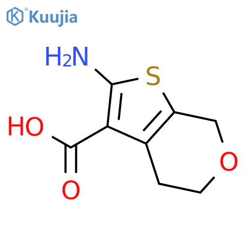 2-Amino-4,7-dihydro-5H-thieno2,3-cpyran-3-carboxylic acid structure