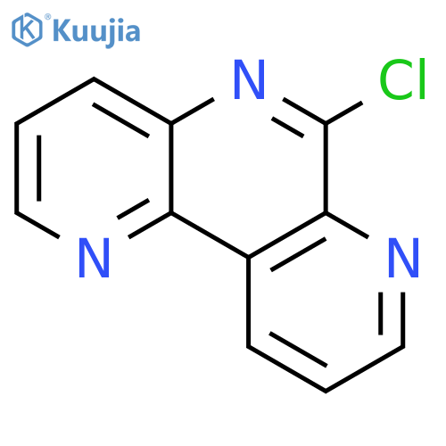 Pyrido[2,3-c]-1,5-naphthyridine, 6-chloro- structure