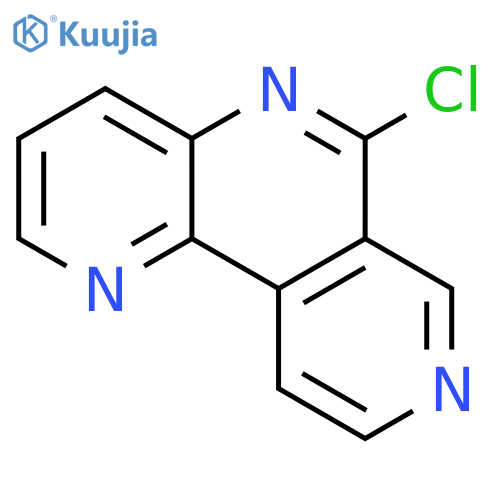 Pyrido[3,4-c]-1,5-naphthyridine, 6-chloro- structure