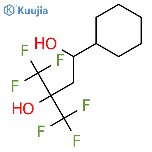 1,3-Butanediol, 1-cyclohexyl-4,4,4-trifluoro-3-(trifluoromethyl)- structure