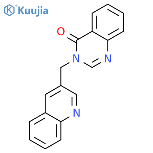 4(3H)-Quinazolinone, 3-(3-quinolinylmethyl)- structure