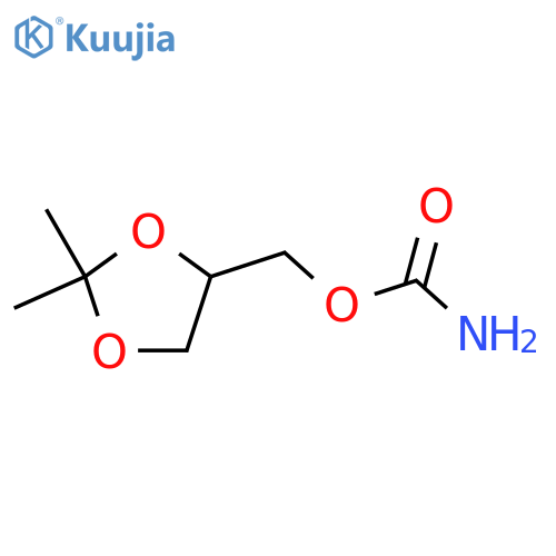 Carbamic acid,(2,2-dimethyl-1,3-dioxolan-4-yl)methyl ester (7CI) structure