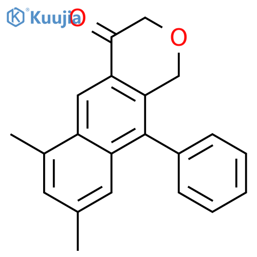 1H-Naphtho[2,3-c]pyran-4(3H)-one, 6,8-dimethyl-10-phenyl- structure