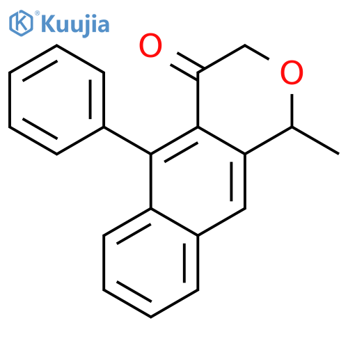 1H-Naphtho[2,3-c]pyran-4(3H)-one, 1-methyl-5-phenyl- structure