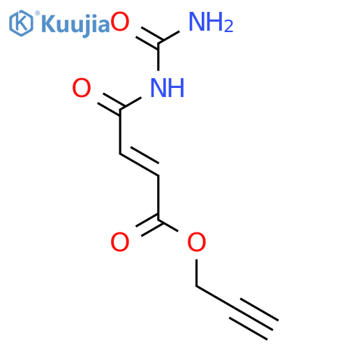 prop-2-yn-1-yl (2Z)-4-(carbamoylamino)-4-oxobut-2-enoate structure
