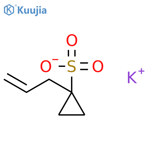 1-Allylcyclopropanesulfonic Acid Potassium Salt structure