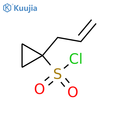 1-Allylcyclopropane-1-sulfonyl chloride structure