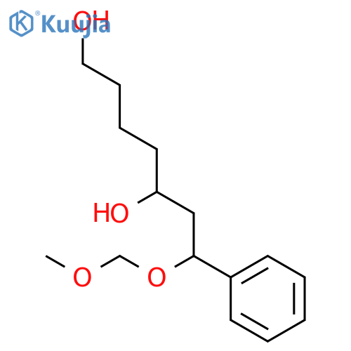 1,5-Heptanediol, 7-(methoxymethoxy)-7-phenyl-, (5R,7R)- structure
