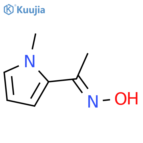 1-(1-methyl-1H-pyrrol-2-yl)-(E)-Ethanone oxime structure
