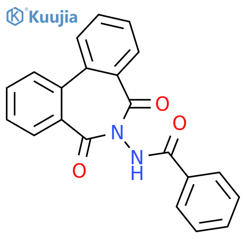 N-{8,10-dioxo-9-azatricyclo9.4.0.0^{2,7}pentadeca-1(11),2,4,6,12,14-hexaen-9-yl}benzamide structure