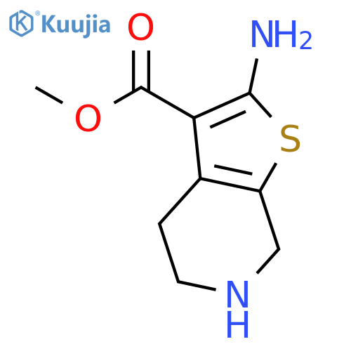 methyl 2-amino-4H,5H,6H,7H-thieno2,3-cpyridine-3-carboxylate structure