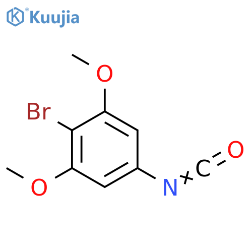 2-bromo-5-isocyanato-1,3-dimethoxybenzene structure