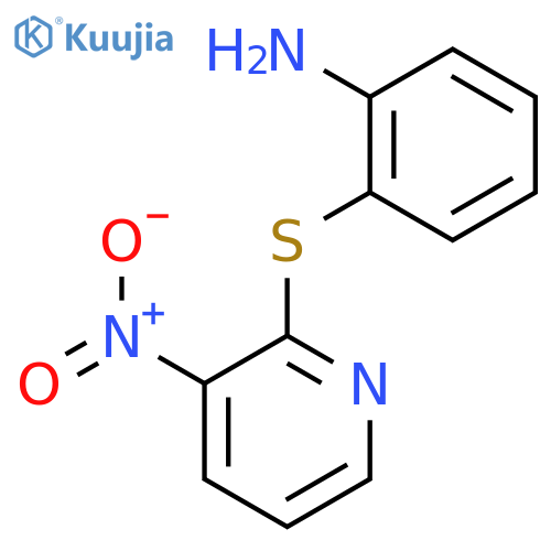 2-(3-Nitro-2-pyridinyl)sulfanylaniline structure