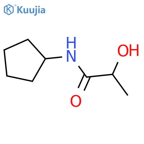 N-Cyclopentyl-2-hydroxypropanamide structure