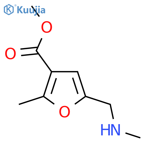 Methyl 2-methyl-5-[(methylamino)methyl]furan-3-carboxylate structure
