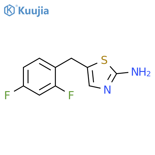 5-(2,4-Difluoro-benzyl)-thiazol-2-ylamine structure