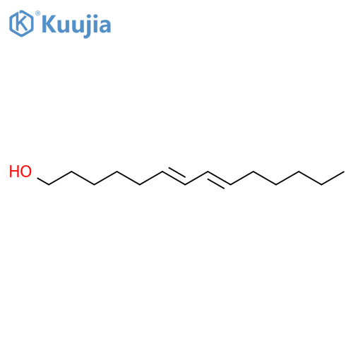 6,8-Tetradecadien-1-ol structure