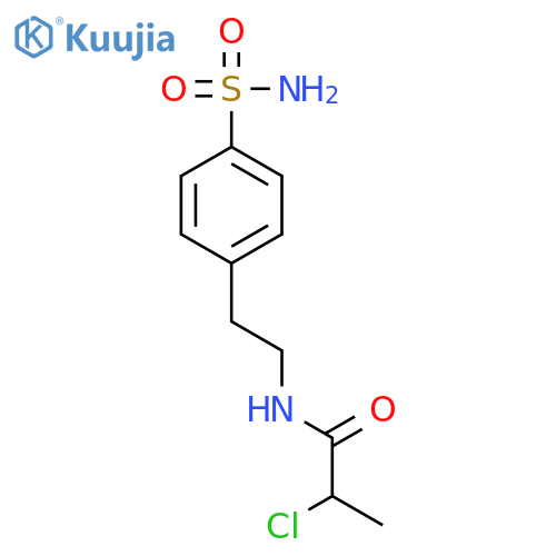 2-Chloro-N-2-(4-Sulfamoylphenyl)EthylPropanamide structure