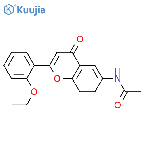 N-2-(2-ethoxyphenyl)-4-oxo-4H-chromen-6-ylacetamide structure