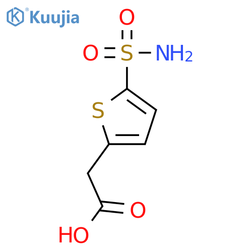 2-(5-sulfamoylthiophen-2-yl)acetic Acid structure