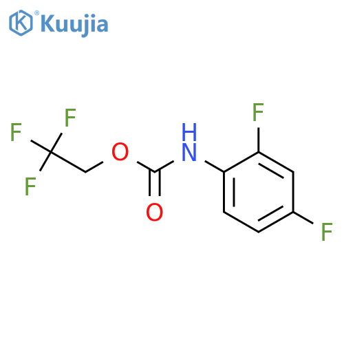 2,2,2-Trifluoroethyl N-(2,4-difluorophenyl)carbamate structure