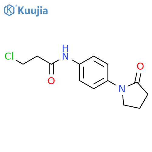 3-Chloro-N-4-(2-Oxopyrrolidin-1-Yl)PhenylPropanamide structure