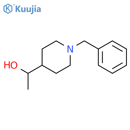 1-(1-Benzylpiperidin-4-yl)ethanol structure