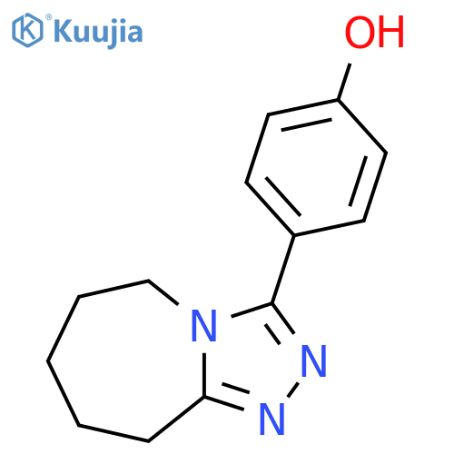 4-{5H,6H,7H,8H,9H-1,2,4Triazolo4,3-aazepin-3-yl}phenol structure