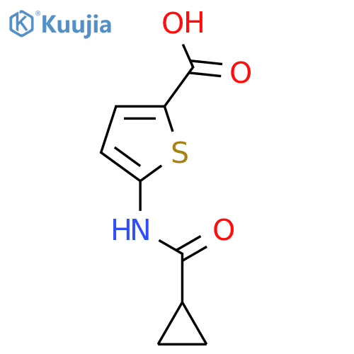 5-cyclopropaneamidothiophene-2-carboxylic Acid structure