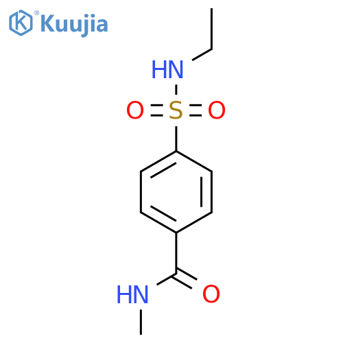 4-(ethylsulfamoyl)-N-methylbenzamide structure
