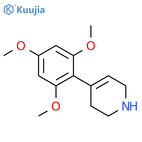 4-(2,4,6-trimethoxyphenyl)-1,2,3,6-tetrahydropyridine structure