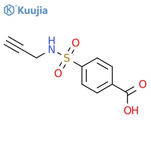4-(Prop-2-yn-1-yl)sulfamoylbenzoic Acid structure