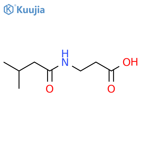 3-(3-MethylbutanaMido)propanoic acid structure