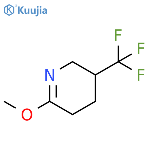 Pyridine, 2,3,4,5-tetrahydro-6-methoxy-3-(trifluoromethyl)- structure