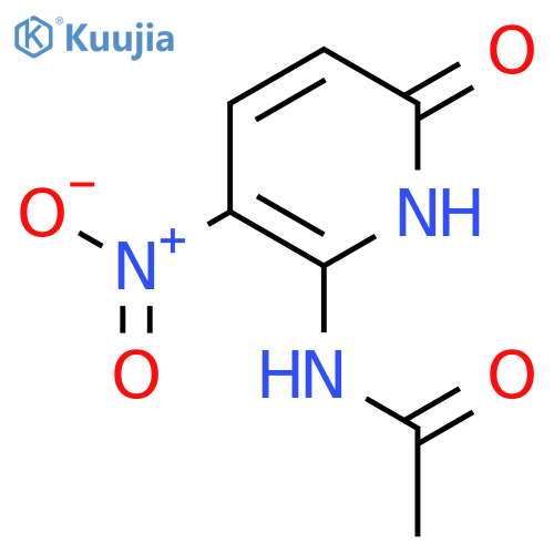 N-(3-nitro-6-oxo-1,6-dihydropyridin-2-yl)acetamide structure