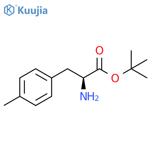 tert-butyl (2S)-2-amino-3-(4-methylphenyl)propanoate structure