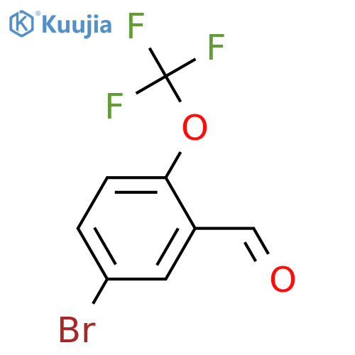 5-Bromo-2-(trifluoromethoxy)benzaldehyde structure